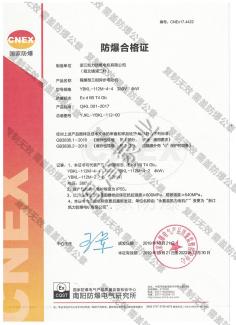 380V 4kw explosion proof certificate